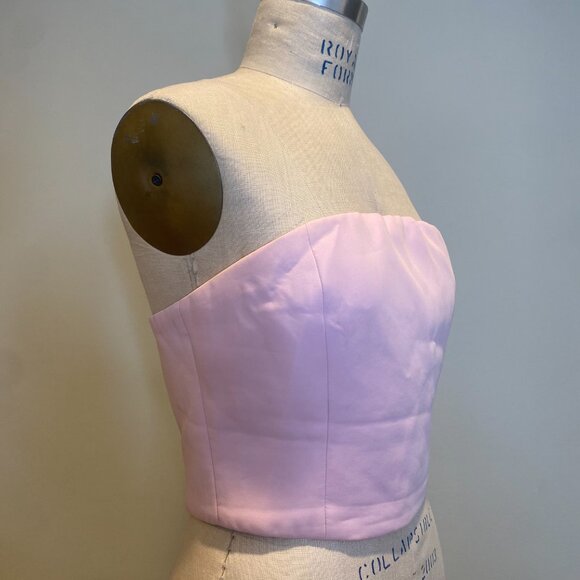 Meshki Light Pink Crop Top - Picture 5 of 5